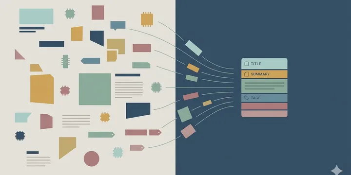 Editorial hero image for the core concept of this post. How to build a meta system for title, description, and tags
